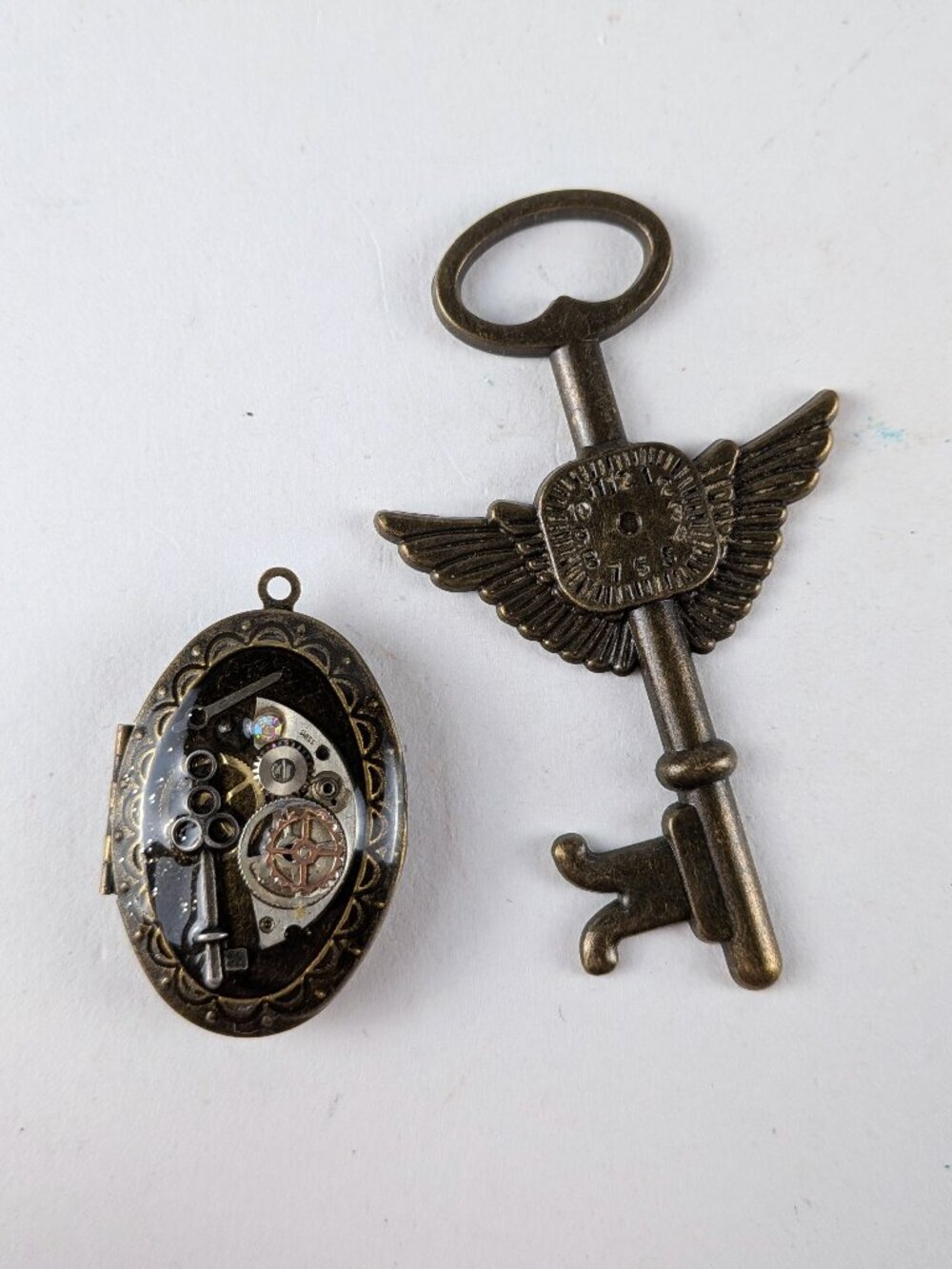 Steampunk Pendant Lot x2